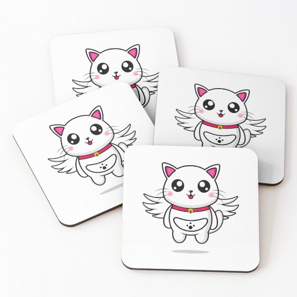 Item preview, Cute Cat with Angel Wings - Angel Cat designed and sold by ZafranOnline.