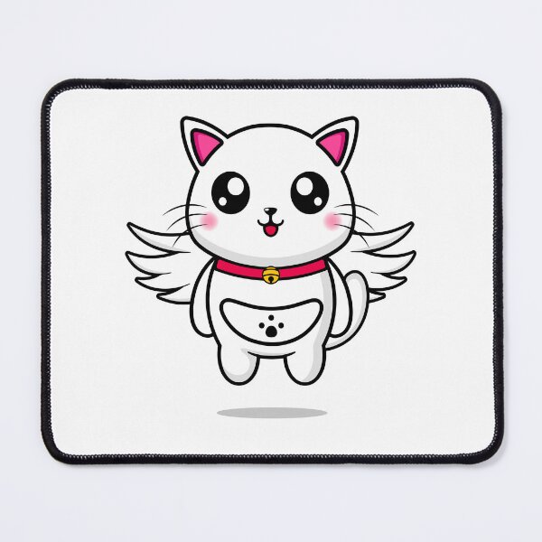 Item preview, Cute Cat with Angel Wings - Angel Cat designed and sold by ZafranOnline.