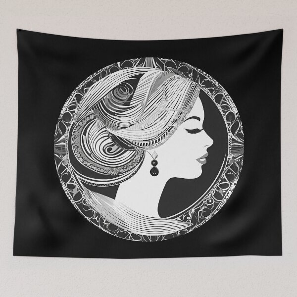 Item preview, a spiritual women in the night designed and sold by JangmiHorang.
