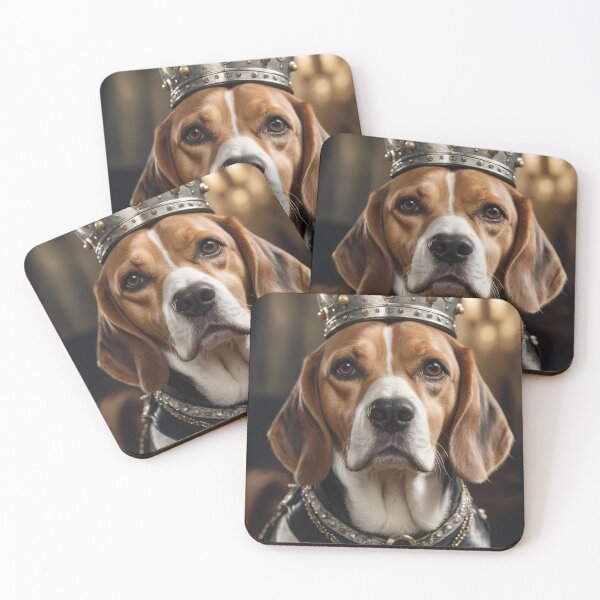 Item preview, Beagle king queen designed and sold by K9-wallart.