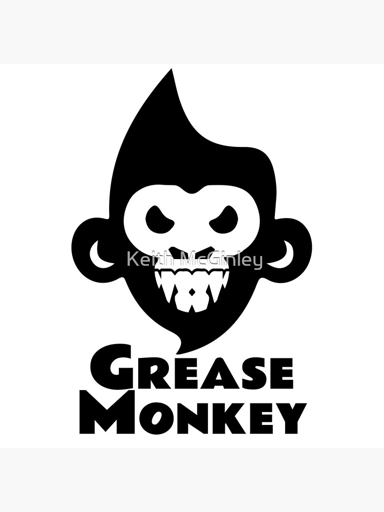 "Grease Monkey" Art Print by calimcginley Redbubble