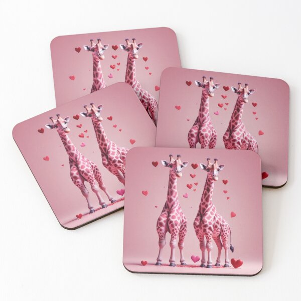Item preview, Couple giraffes With Love Heart designed and sold by BotunPeony.