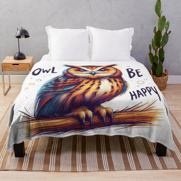 Item preview, Owl: Owl be happy designed and sold by Dungeon-Depot.