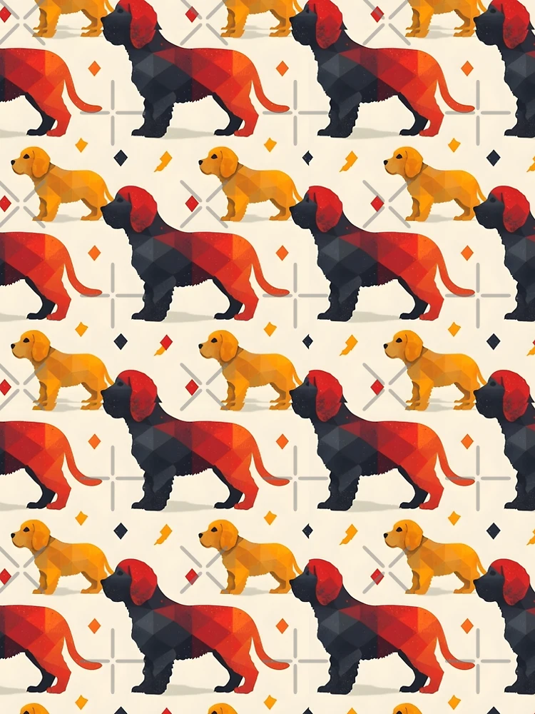 Thumbnail 5 of 5, A-Line Dress, Dogs Pattern designed and sold by RiawsShop.