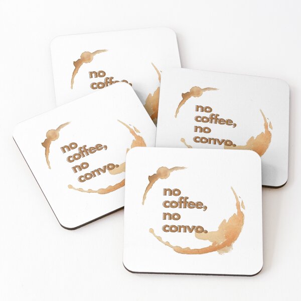Item preview, No Coffee, No Convo  designed and sold by tilapiacats.