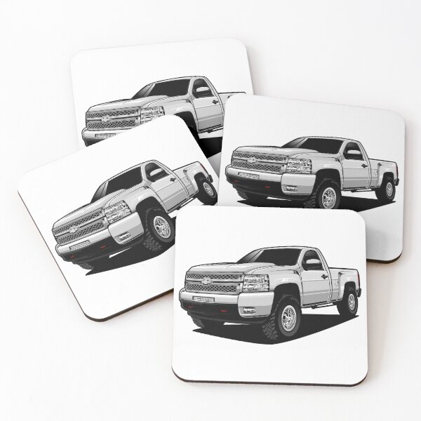 Item preview, 2011 Chevrolet Silverado 1500 White designed and sold by vektoranda.