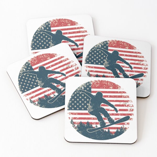 Item preview, American Strong Snowboarder designed and sold by PlanetMarker.