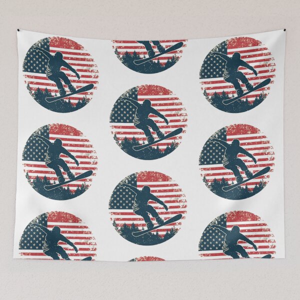 Item preview, American Strong Snowboarder designed and sold by PlanetMarker.