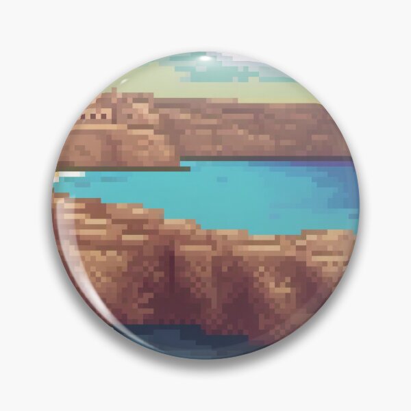 Item preview, Comino Island, Malta - Pixel Art designed and sold by Pixelartshirt.