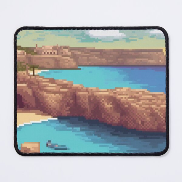 Item preview, Comino Island, Malta - Pixel Art designed and sold by Pixelartshirt.