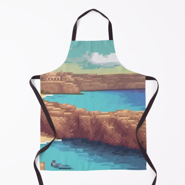 Item preview, Comino Island, Malta - Pixel Art designed and sold by Pixelartshirt.