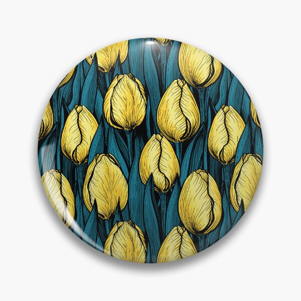 Item preview, Yellow tulips with blue leaves designed and sold by Katerina Mitkova Kirilova.