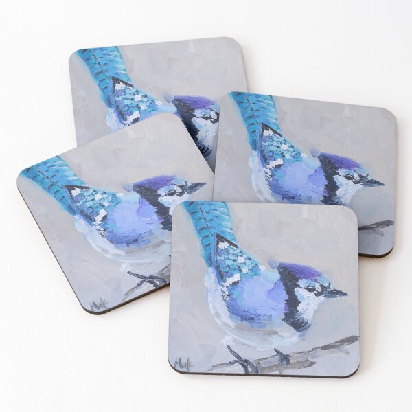 Item preview, Blue Bird oil painting Print designed and sold by NatalyMak.