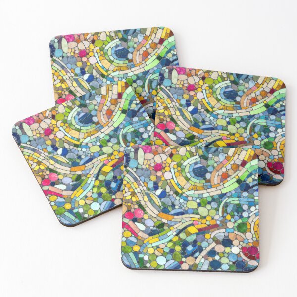 Item preview, Colorful Pebbles Mosaic Art designed and sold by k9printart.