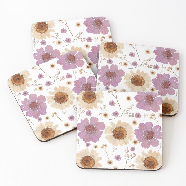 Item preview, Dried Pressed Flowers Pink Purple White Yellow Floral Aesthetic Nature Flower designed and sold by mimiscreativity.