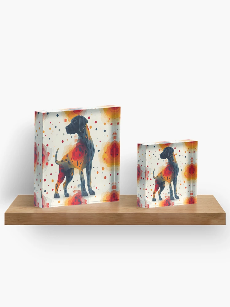 Thumbnail 3 of 5, Acrylic Block, Dogs Pattern designed and sold by RiawsShop.
