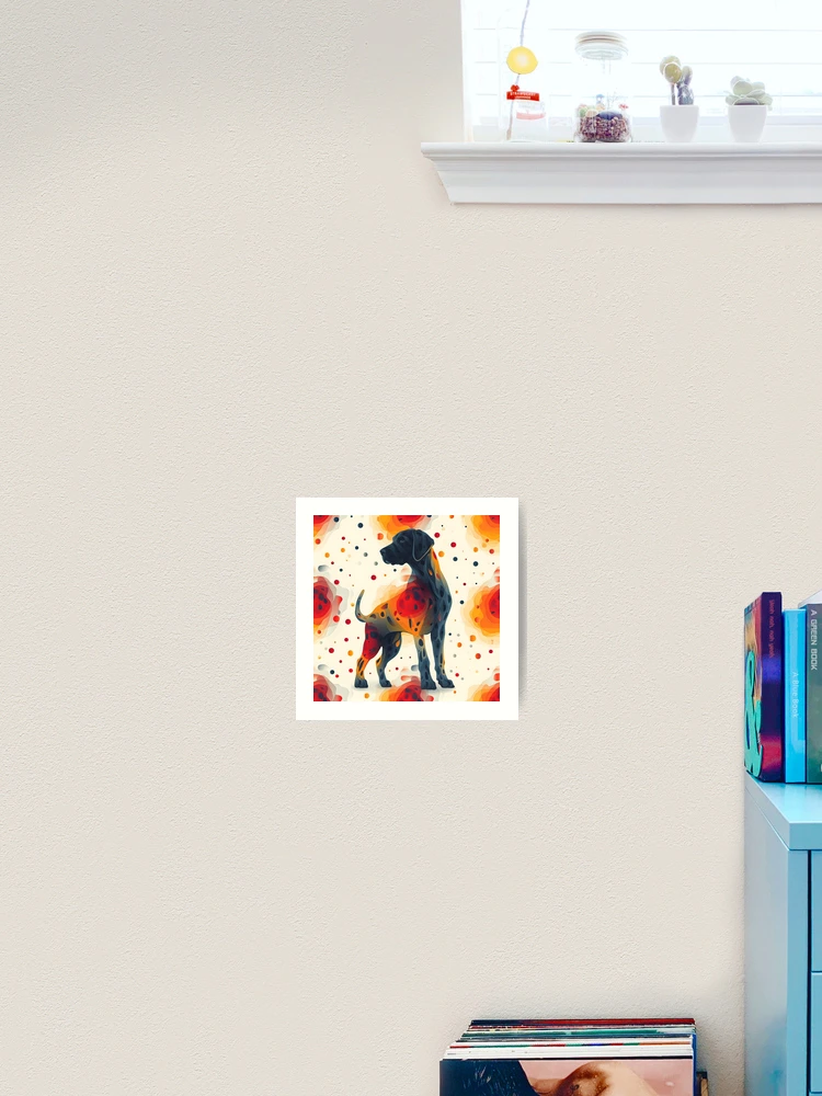 Thumbnail 2 of 3, Art Print, Dogs Pattern designed and sold by RiawsShop.