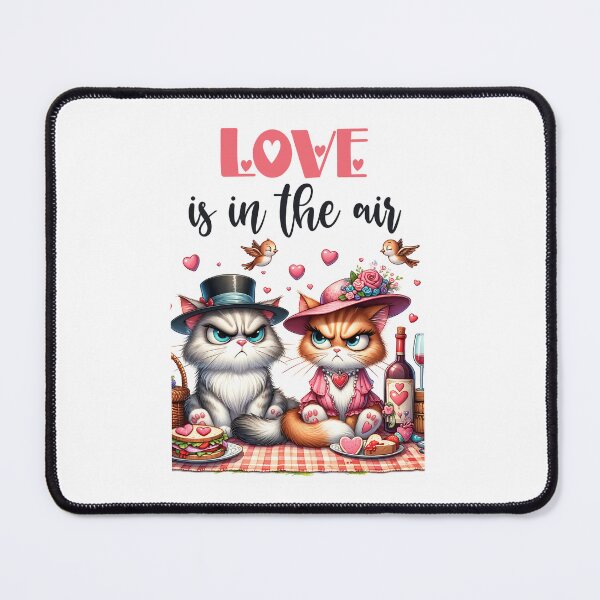 Item preview, Feline Discontent: Love is in the Air designed and sold by BorczVisuals.