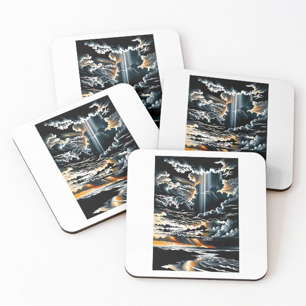 Item preview, Embrace the tempestuous fury of nature's untamed power in our collection of charcoal stormscapes designed and sold by PanoramaPrints.