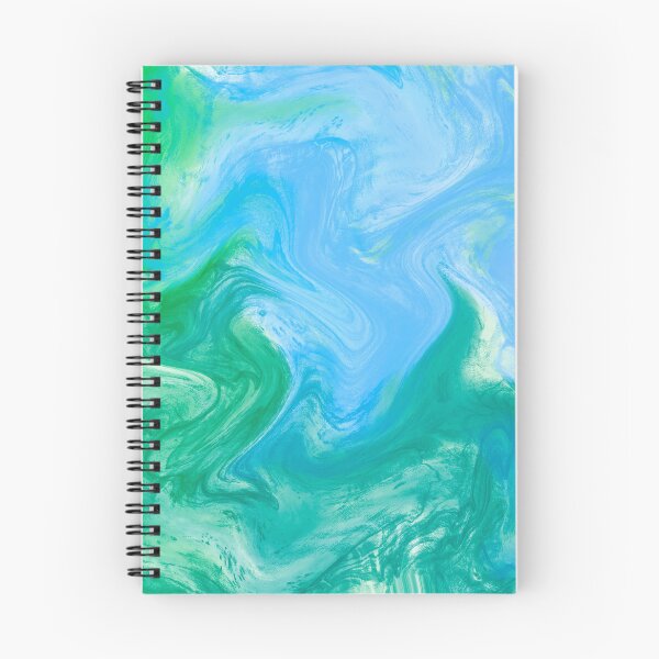 Item preview, Blue, Green, Aqua Tones, Sea Toned Marble Pattern Design designed and sold by theprintedclub.