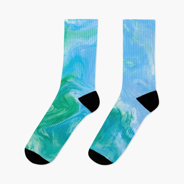 Item preview, Blue, Green, Aqua Tones, Sea Toned Marble Pattern Design designed and sold by theprintedclub.
