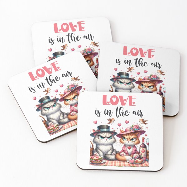 Item preview, Feline Discontent: Love is in the Air designed and sold by BorczVisuals.