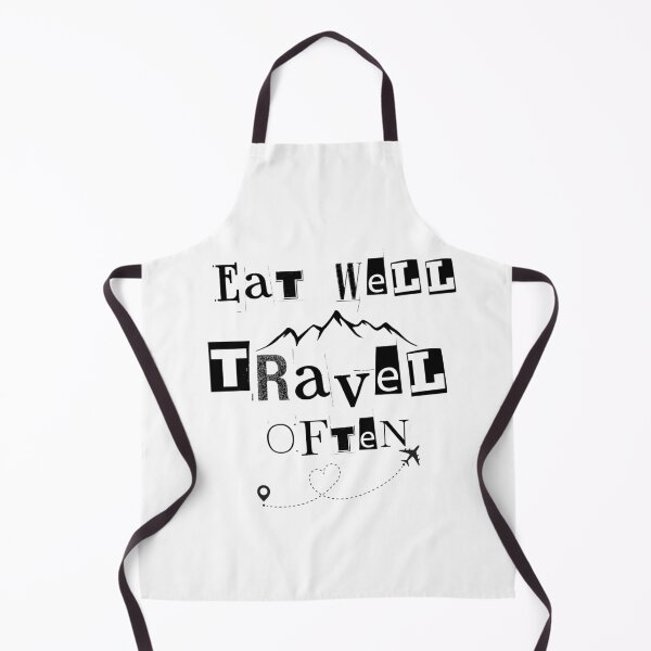 Item preview, Eat Well, Travel Often designed and sold by Inspirely.