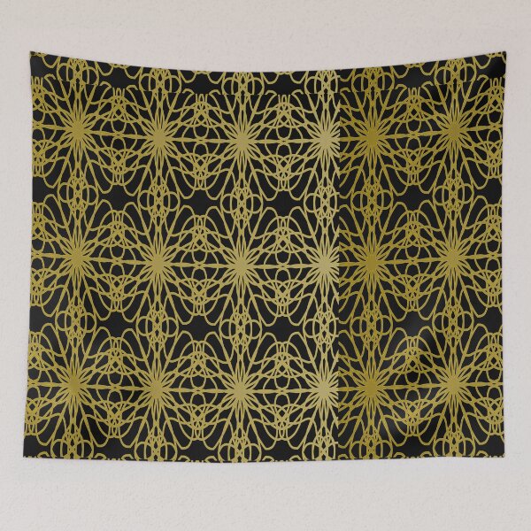 Item preview, gold petal patten designed and sold by PaintDesigns.