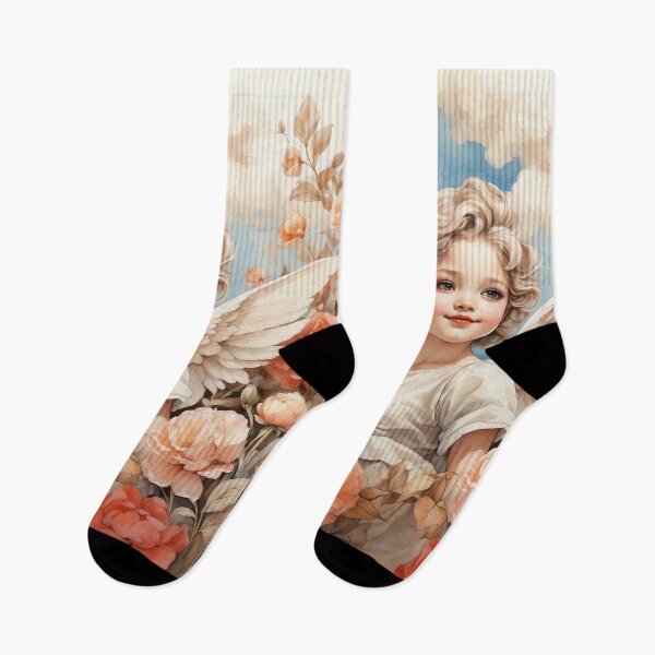 Item preview, Cherub Angel in a Garden Paradise - 18 designed and sold by nyathiwa.