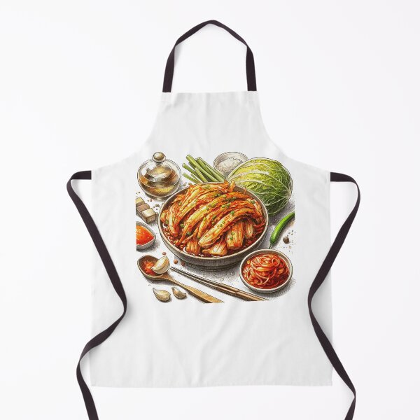 Item preview, "Delicious and beautifully seasoned Napa cabbage kimchi, a specialty of Korea." designed and sold by PaintMeWorld.