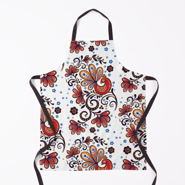 Item preview, Vintage red bird and spring flowers designed and sold by Hennagirl.