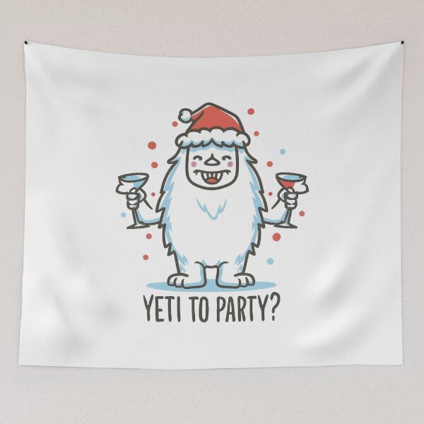 Item preview, Christmas Yeti: Yeti to party? designed and sold by Dungeon-Depot.
