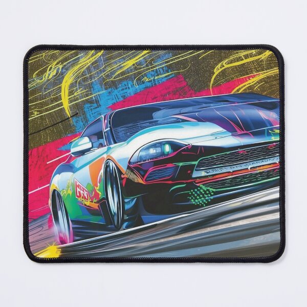 Item preview, Anime-Inspired Drift Car T-shirt: Vibrant Illustration by Shigenori Soejima designed and sold by CAR LIFESTYLE MAG.