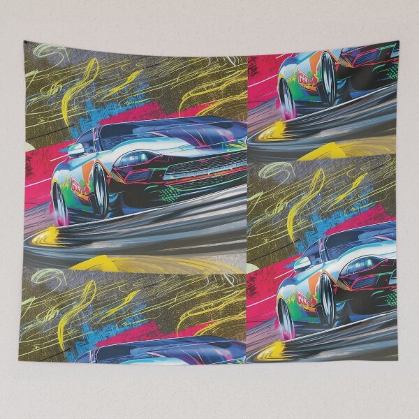 Item preview, Anime-Inspired Drift Car T-shirt: Vibrant Illustration by Shigenori Soejima designed and sold by CAR LIFESTYLE  MAG.