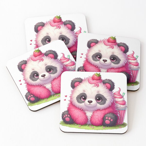 Item preview, Cute Little Panda with Strawberry designed and sold by Delidream.
