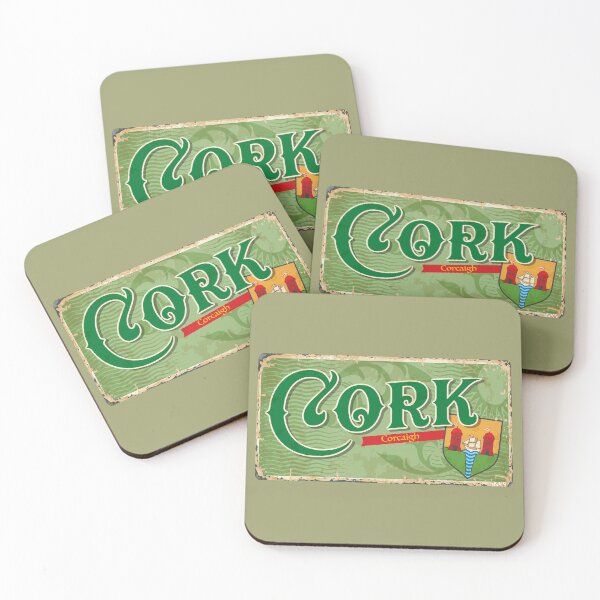 Item preview, CORK City Ireland Corcaigh Sticker T-Shirt 01 designed and sold by LocationInks.