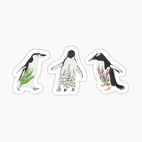 Artikel-Vorschau von Blumenpinguine (Pygoscelis), designt und verkauft von RageMelon.