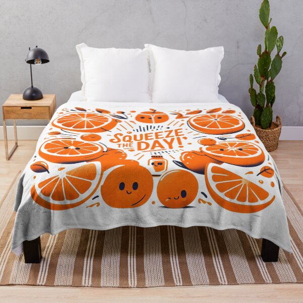 Item preview, Orange: Squeeze the day! designed and sold by Dungeon-Depot.