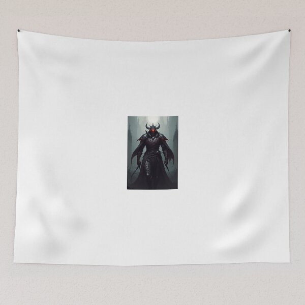 Item preview, Dark fantasy demonic knight designed and sold by Wxjtecki.