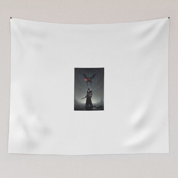 Item preview, Dark fantasy demonic knight designed and sold by Wxjtecki.