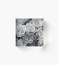 Roses Acrylic Block