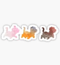 Kittens Inspired Silhouette Sticker
