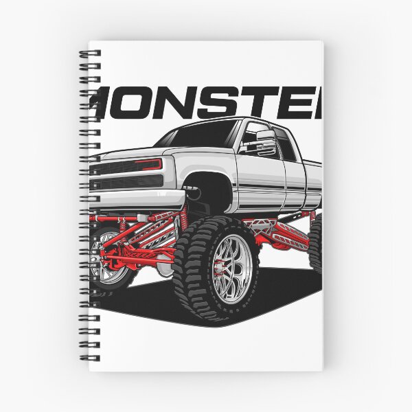 Item preview, Truck Monster White designed and sold by vektoranda.