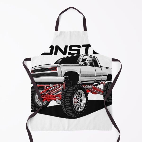 Item preview, Truck Monster White designed and sold by vektoranda.