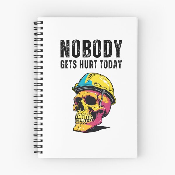 Item preview, Blue Collar Worker Skull in Hard Hat designed and sold by gillys.