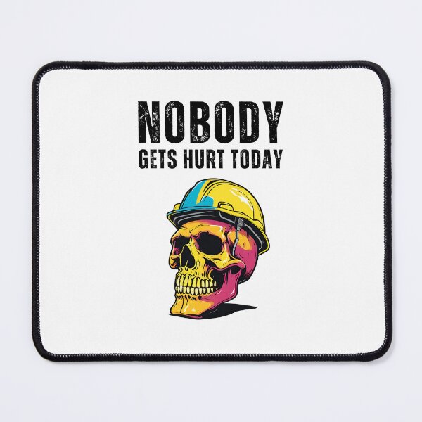 Item preview, Blue Collar Worker Skull in Hard Hat designed and sold by gillys.