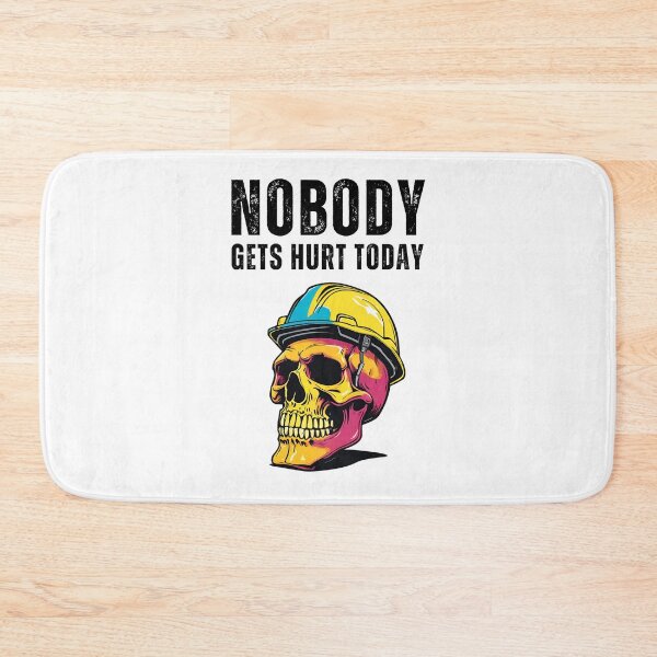 Item preview, Blue Collar Worker Skull in Hard Hat designed and sold by gillys.
