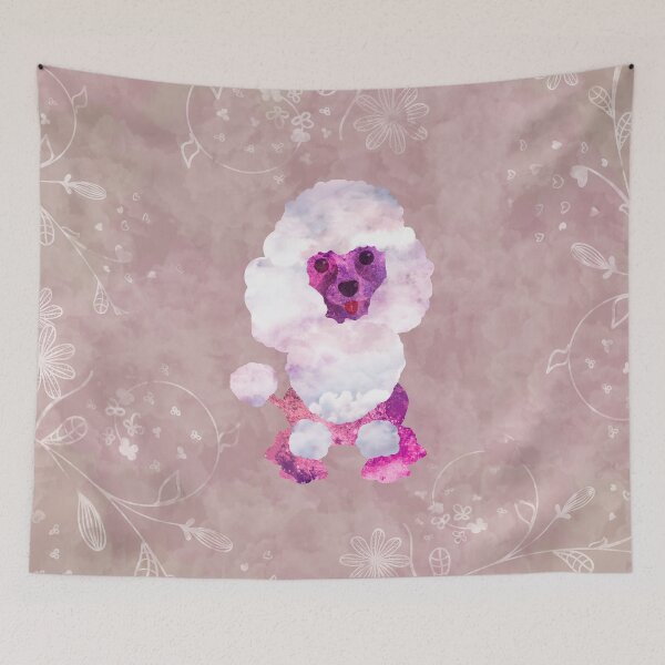 Item preview, Watercolor Poodle Puppy Digital Art designed and sold by k9printart.
