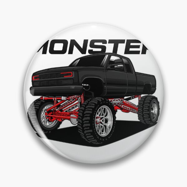 Item preview, Truck Monster Black designed and sold by vektoranda.