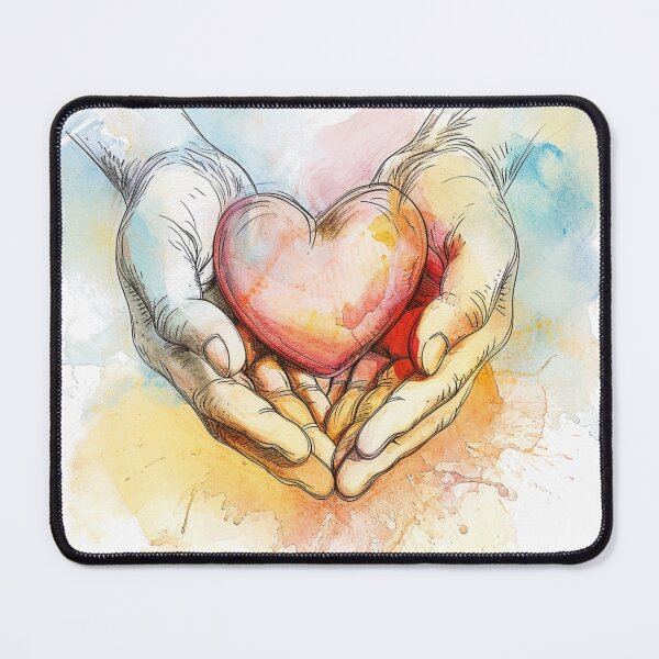 Item preview, Heart in Hand: The Gentle Cradle of Affection designed and sold by dungeonwarriors.